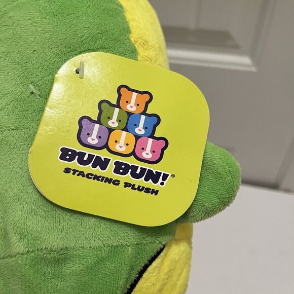 Bun Bun Stacking Plush Green Dinosaur Dino 12" Stuffed Animal Toy 2014 w/ tags - Picture 6 of 9